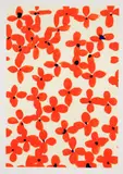 Donald Sultan, Orange Flower, 1996, serigraph printed in colors