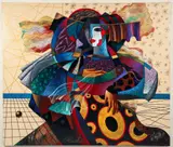 Oleg Zhivetin, Dance of Creation, oil and mixed media on canvas