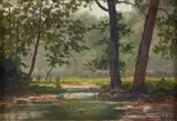 Albert Francis King, (American/Western PA, 1854-1945), Nine Mile Run, Fern Hollow, Pittsburgh