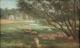 Martin Leisser, Spruce Creek with Sheep, Sept. 7