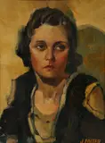 John Philip, Untitled, oil on board helen sarah jackson portrait