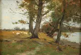 Charles P. Gruppé, The River Bank, c.