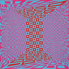 Concatenation by Roy B. Ahlgren, 1971, serigraph on paper, offered Aug 2024