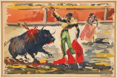 Untitled by Mid 20th, lithograph on paper, offered Aug 2024