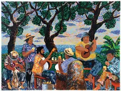 Guy Buffet, Pau Hana, c.1990s, serigraph on paper