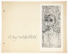 Untitled by James M., ink drawings and poetry, offered Aug 2024