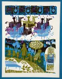 David Weidman, Carousel, 1977, color, serigraph