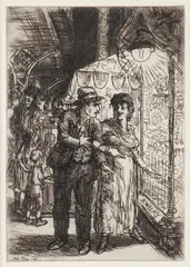 John Sloan, Jewelry Store Window, 1906, etching