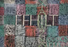 Alphabet Abstract by Arnold Bank, 1967, pastel and mixed media, Dimensions:, offered Jun 2024