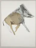 Elisabeth Frink, Wild Boar, from Images, 1967, lithograph printed in colors