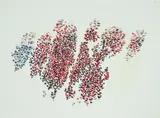 Robert Goodnough, Autumn Leaves Always, 1992, serigraph printed in colors