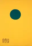 Adolph Gottlieb, Lemon Yellow Ground, 1966, color, lithograph on BFK Rives, mounted to a backing board