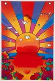 Peter Max, Sunrise 2000, 2006, mixed media with handpainted acrylic over color lithography