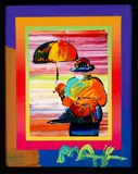 Peter Max, Umbrella Man on Blends - from the Iconic Suite