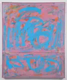 Hedy O'Beil, (American/New York City, 1928-2022), Blue Waves II, 2005, acrylic on canvas