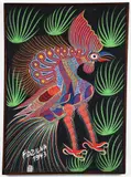 Francisco Silva, da, AKA Fozilva (Brazilian, 1910-1985), Brilliant Rooster, 1974, gouache on canvas
