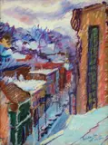Adelaide LaFond, Southside, color, pastel