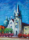 Adelaide LaFond, Grace United Methodist Church, Harrisburg, 2000, color, pastel