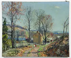 Edward Willis Redfield, Spring Blossoms, undated (c.1910-1915), oil on canvas