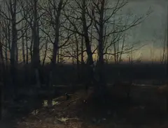 David Birdsey Walkley, The Hunter, undated, oil on canvas