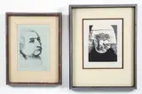 Leonard Baskin, Jacques Gamelin, from the LAUS PICTORUM Portraits of 19th century artists portfolio, 1969, wood, engraving