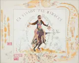 Bob LaBobgah, La Vision Par Miracle, mixed media with watercolor and collage, ink drawings on the glass, in an antique