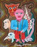 Frantz Zephirin, Le Dieu des Nains [God of the Dwarves], 1996, oil on canvas