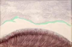 Dunes and Dune Grass, 1960, (AV 82.684.1) by Milton Avery, oil on paper, offered Apr 2024