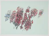 Robert Goodnough, Autumn Leaves Always, 1992, serigraph printed in colors