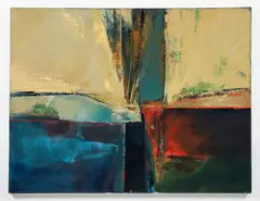 Untitled Abstract by Kathleen Hammett, 1990, oil on canvas, offered Apr 2024