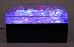 Fire and Ice, 2004, neon and glass, in an by Jane Haskell, acrylic box, offered Apr 2024