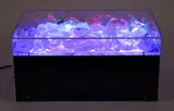 Jane Haskell, Fire and Ice, 2004, neon and glass, in an, acrylic box