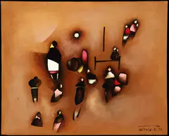 Little People by Kaczanowski, Witold, aka Witold-K, 1971, oil on canvas, offered Apr 2024