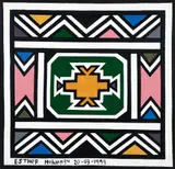 Esther Mahlangu, Untitled Ndebele Patterns