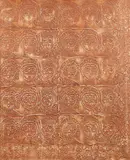 Watfa Midani, Face Variations, 1968, acrylic on canvas