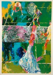 The Racketeers by LeRoy Neiman, 1974, serigraph printed in colors, offered Apr 2024