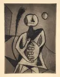 Rufino Tamayo, Hombre Contemplando la Luna