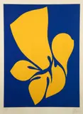 Jack Youngerman, Changes #1 - Blue and Yellow, 1970, color