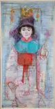Edna Hibel, Portrait of a Child, undated