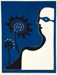 Summer Holiday, 1968, color by Kiyoshi Nagai, woodcut on wove paper, offered Mar 2024