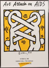 Untitled by Keith Haring, 1988, OFFSET LITHOGRAPH IN COLORS ON WOVE PAPER, offered Oct 2020