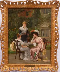 Arthur Longley Vernon, Untitled, 1883, OIL ON CANVAS