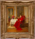 Victor Marais-Milton, Untitled, OIL ON BEVELED PANEL