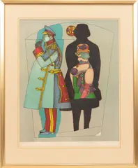 Richard Linder, Untitled, 1971, LITHOGRAPH IN COLORS ON WOVE PAPER