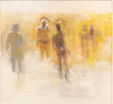 Untitled by Zubel Kachadoorian, 1962, OIL ON MASONITE, offered Oct 2020