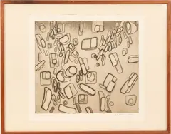 Robert Broner, Untitled, 1960, ETCHING AND AQUATINT, ON WOVE PAPER