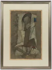 Ángel Botello, Untitled, LINOCUT ON HANDMADE PAPER