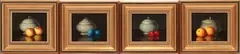 Untitled by Robert Berger, OIL ON BOARD, 4 PCS, offered Sep 2020