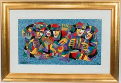 Anatole Krasnyansky, Untitled, SERIGRAPH ON PAPER