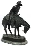 Untitled by Frederic Remington, BRONZE SCULPTURE, offered Aug 2020